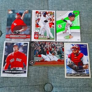 Red Sox nation!!!! Lot of 6 Red Sox baseball cards. ⚾️